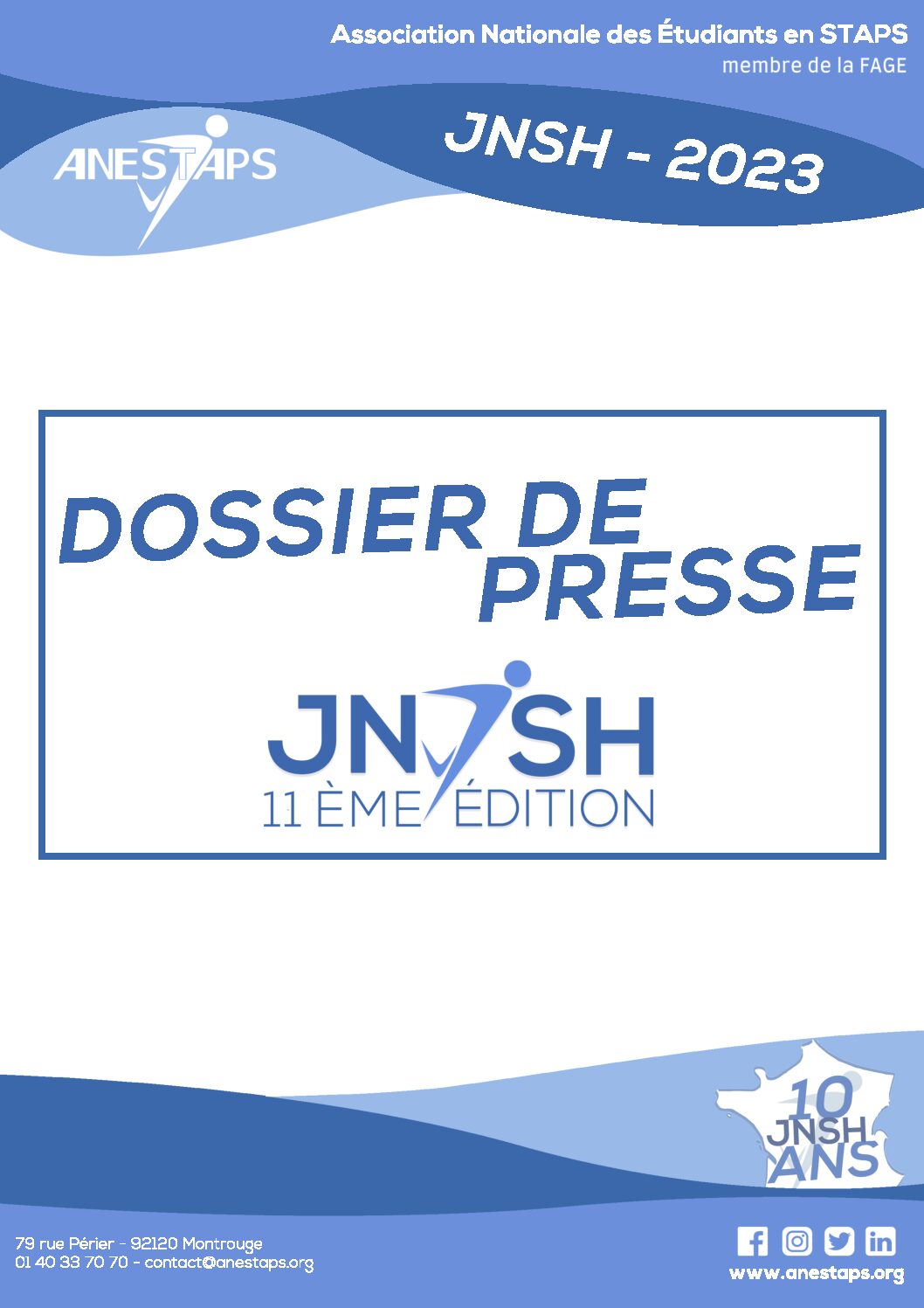 DOSSIER DE PRESSE JNSH2023